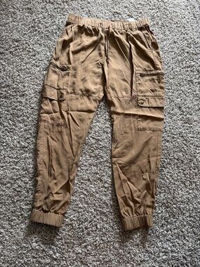 Banana Republic Women’s Cargo Jogger Pants in Brown